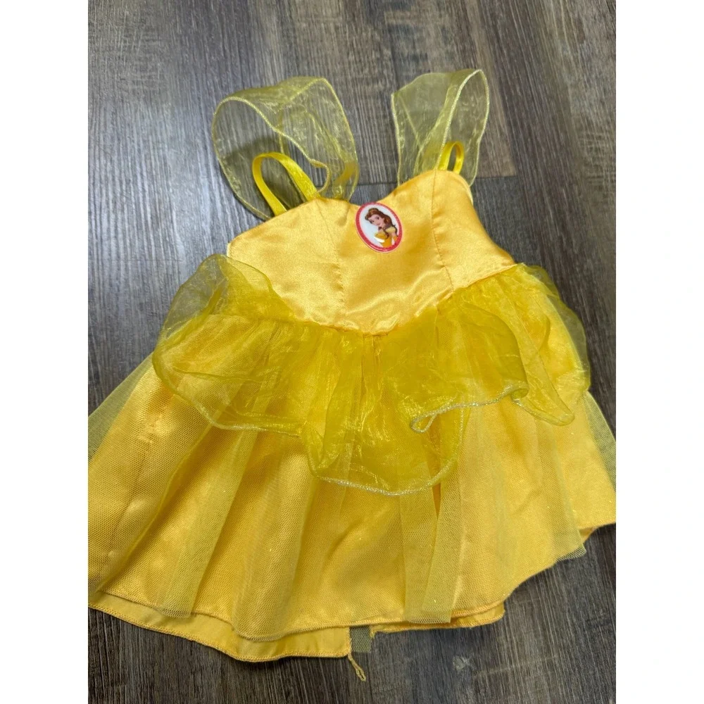 Build-A-Bear Disney Princess Belle Yellow Dress Beauty and the Beast Dress only
